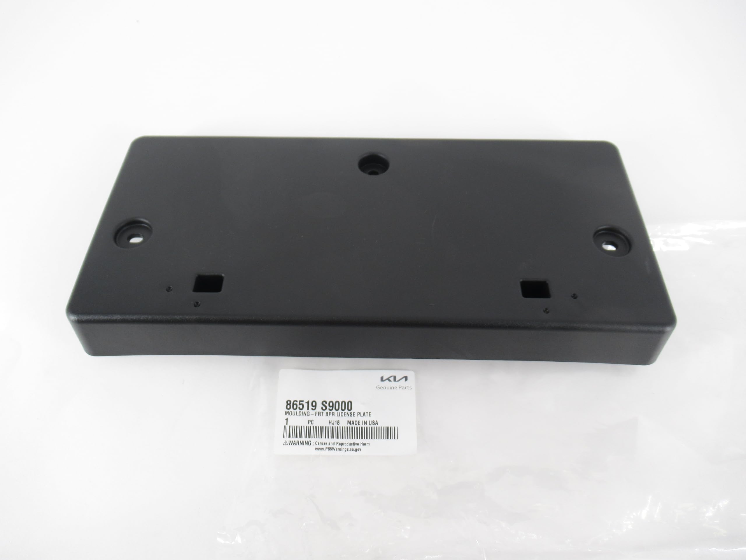 Amazon.com: OEM Genuine Kia Front Bumper License Plate Bracket